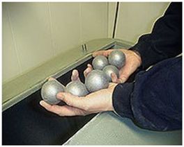 Stålkuler for tromling